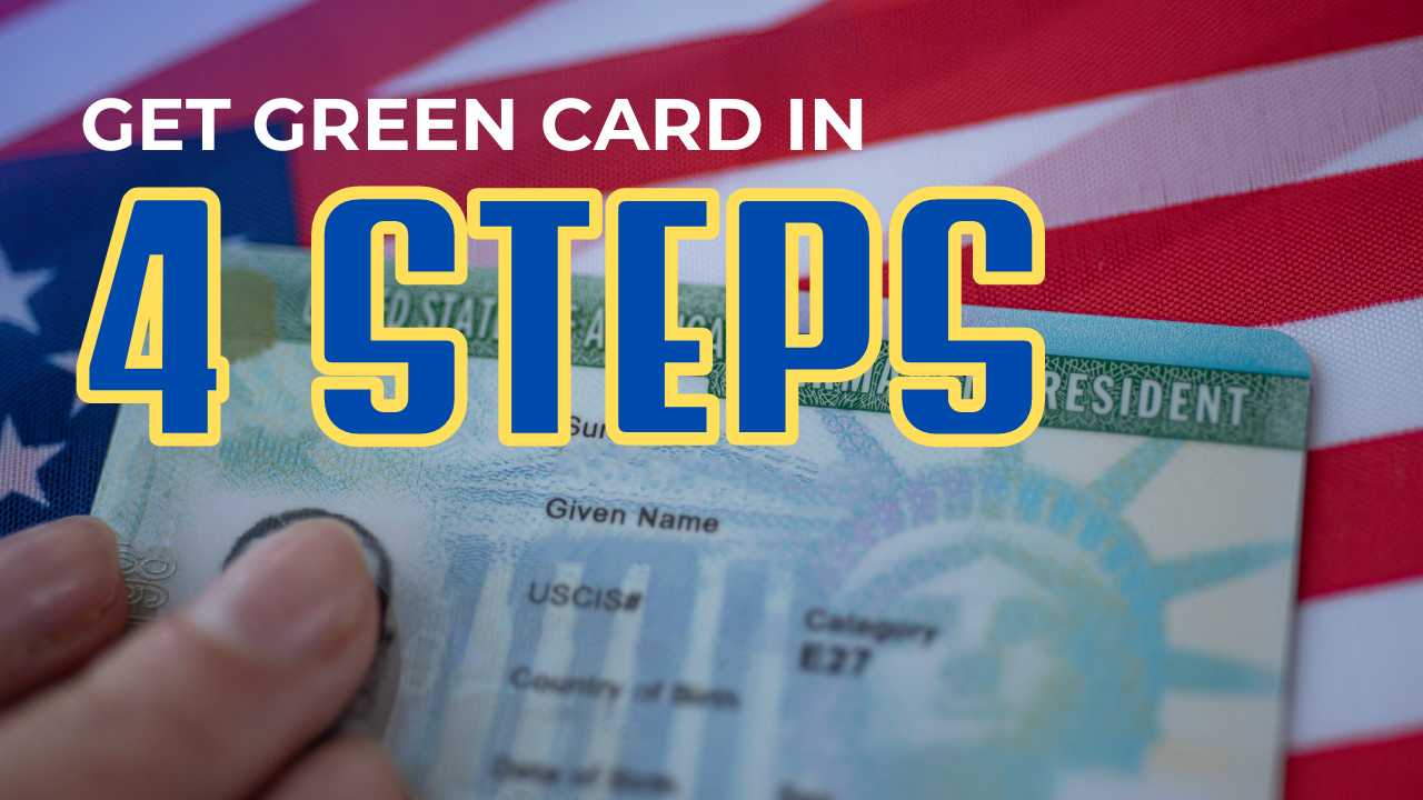 4 STEP PROCESS FOR H1B TO GREEN CARD US GREEN CARD PERMANENT RESIDENCY PROCESS