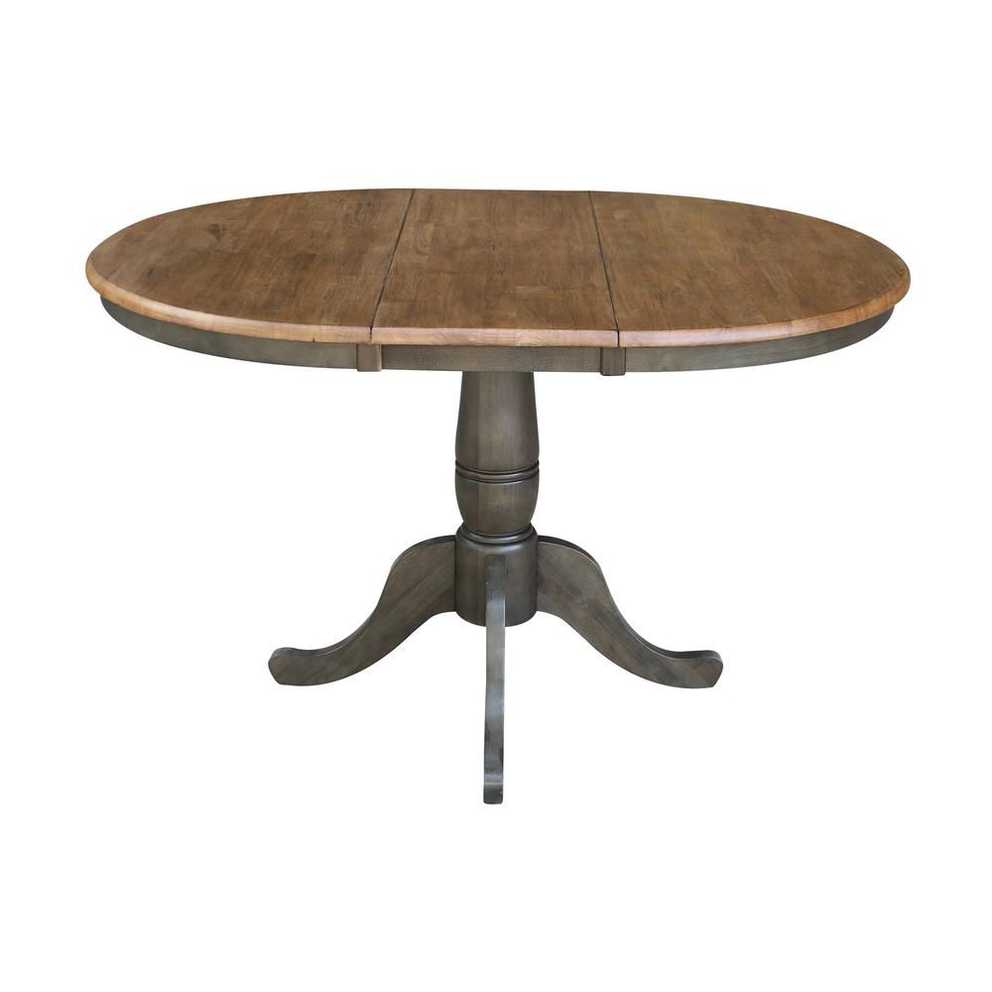 Featured Photo of Monogram 48'' Solid Oak Pedestal Dining Tables