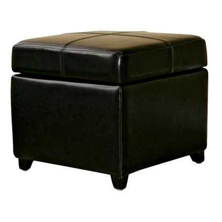 I Pinned This Biondello Storage Ottoman In Black From The Bennett For Black Leather Foot Stools (Gallery 1 of 20)