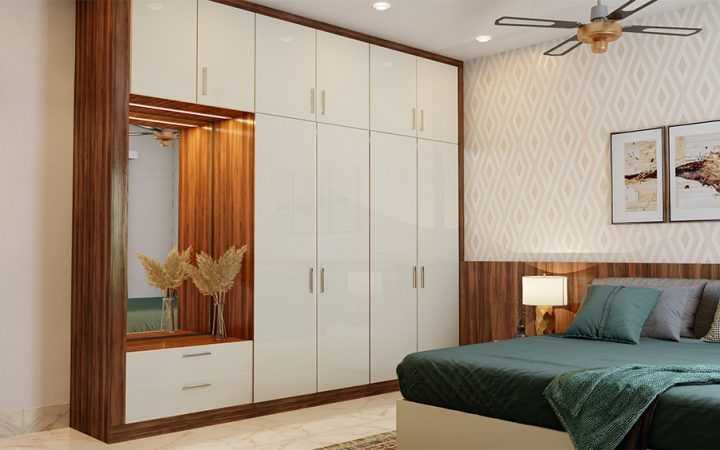 20 Photos Bed and Wardrobes Combination