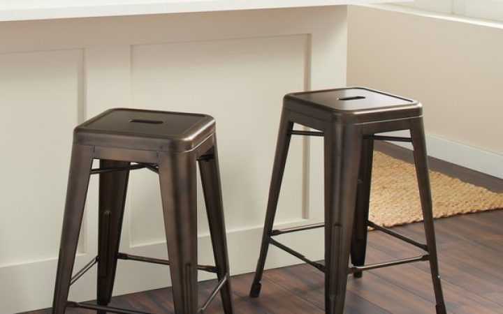 Laurent 7 Piece Counter Sets with Wood Counterstools