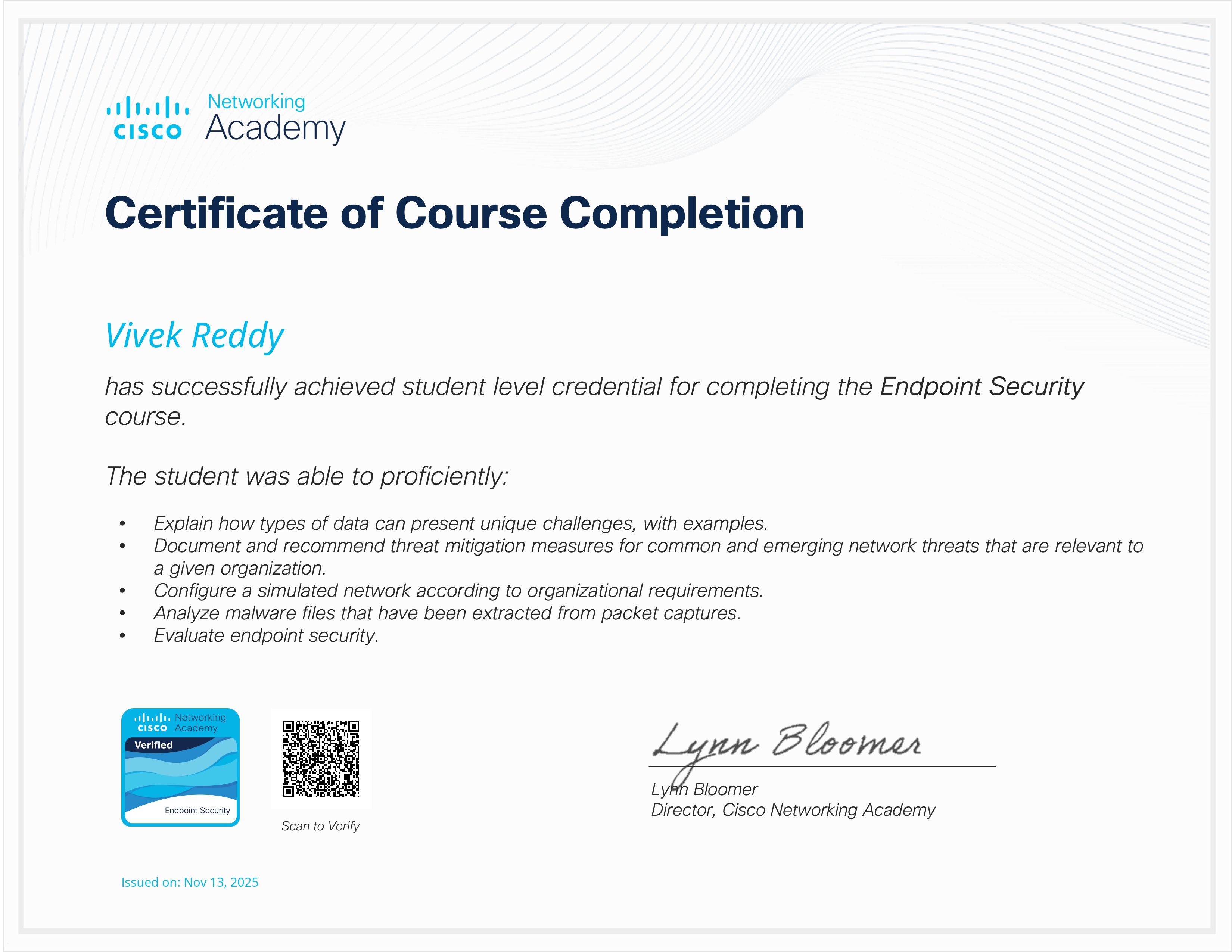 Cisco: Endpoint Security