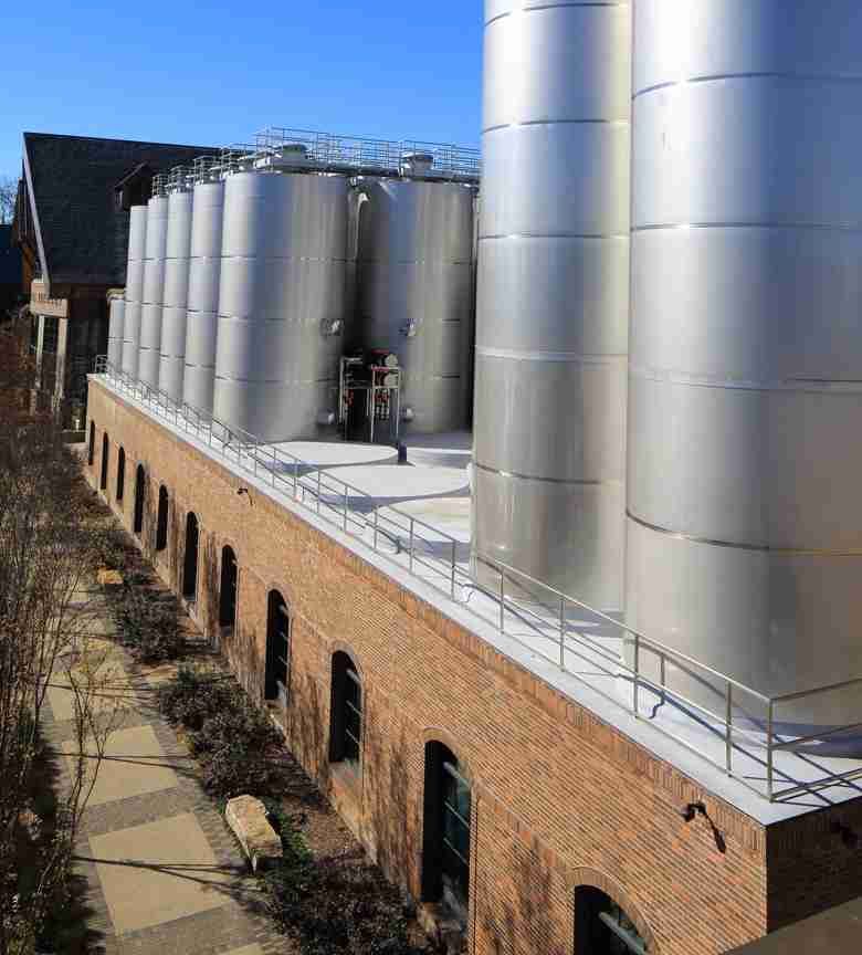 sierranevadabreweryroofsilosmillsrivernc Tindall Corporation