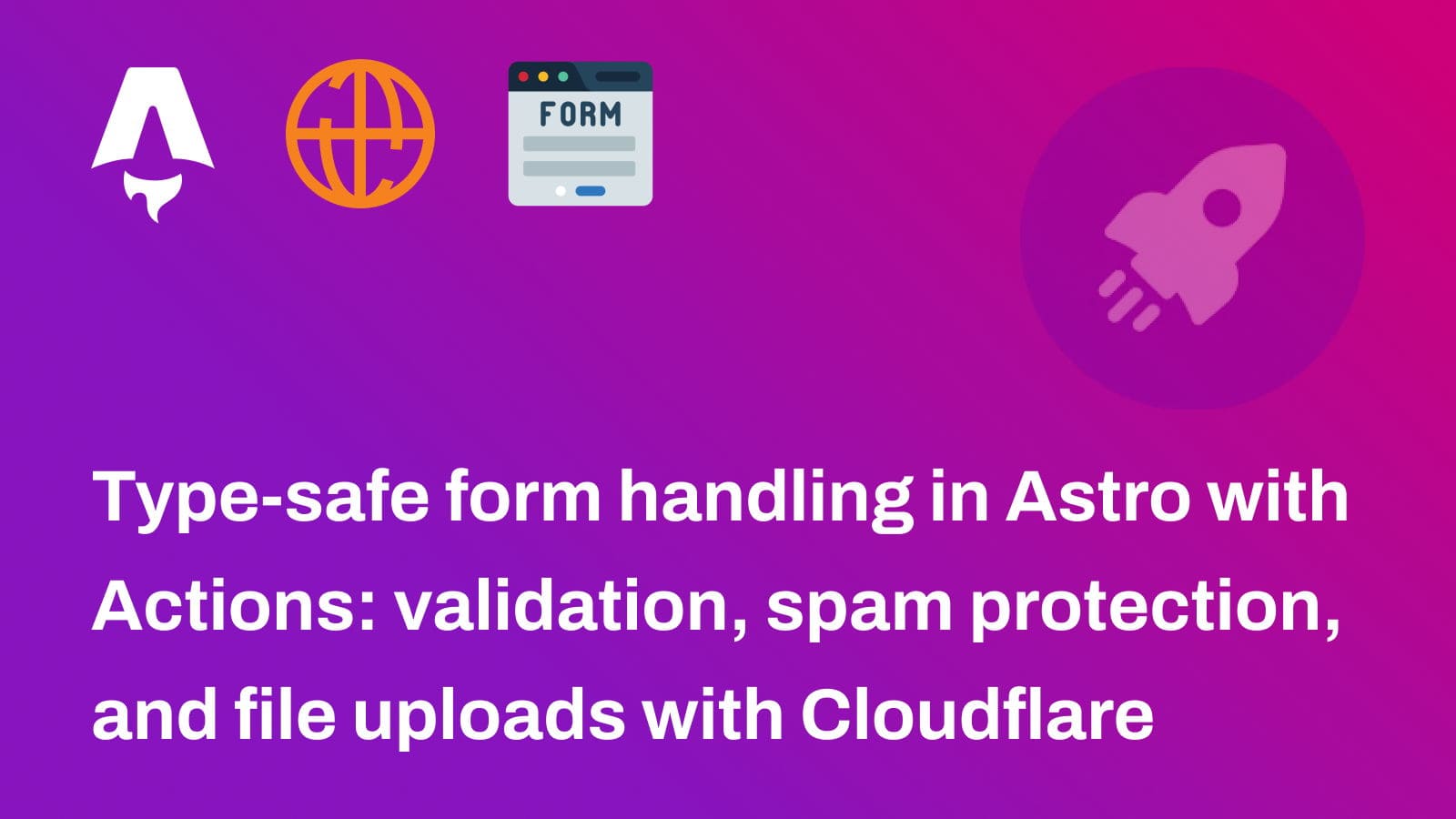 Typsichere Formularverarbeitung in Astro mit Actions