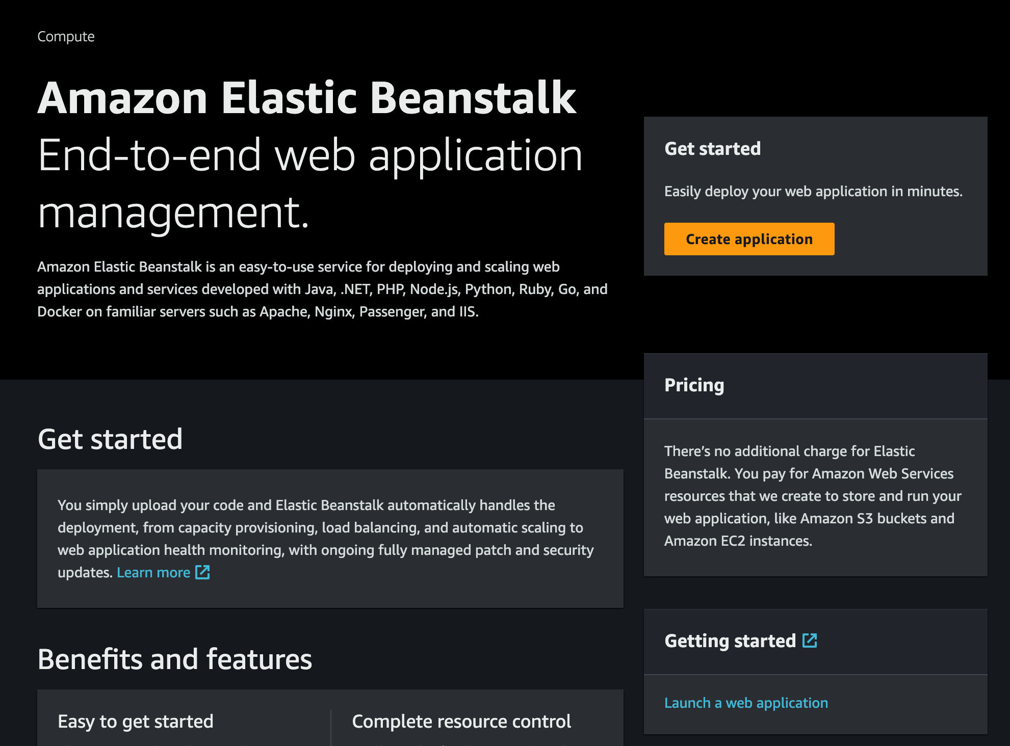 AWS Elastic Beanstalk