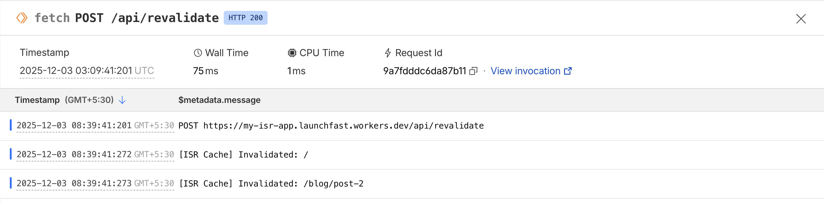 Invalidating cache in Implementing Incremental Static Regeneration in Astro with Cloudflare KV
