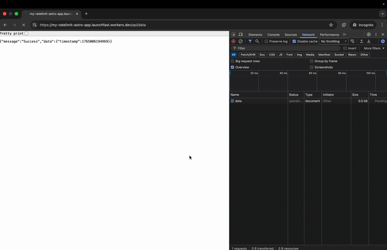 Implement Rate Limiting in Astro Endpoint with Cloudflare Workers