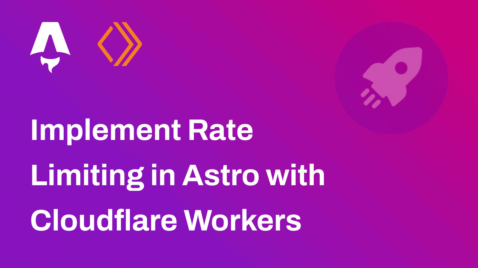 Rate Limiting in Astro mit Cloudflare Workers implementieren