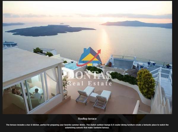 תמונת סנטוריני,  האיים הקיקלאדיים למכירה