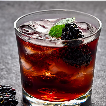 Blackberry Bourbon Smash