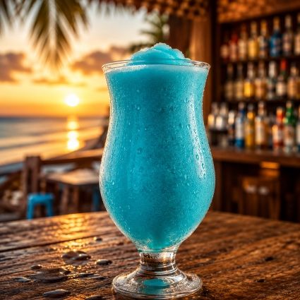 Blue Pina Colada drink recipe
