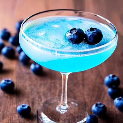 Blueberry Martini drink recipe