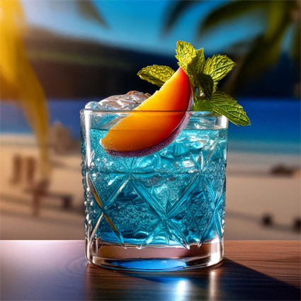 Blues on the Rocks drink recipe