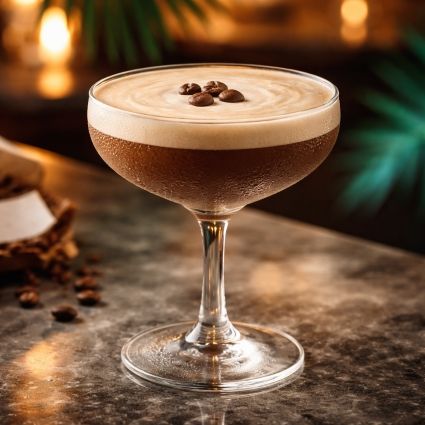 Coconut Espresso Martini drink recipe