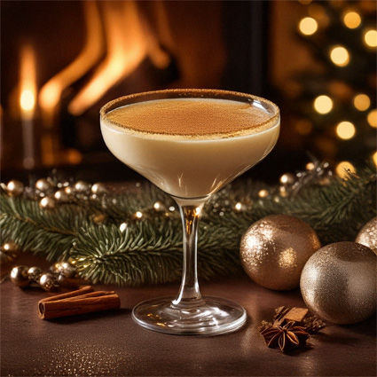 Eggnog Martini drink recipe