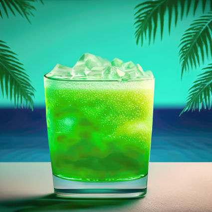 Green Hawaiian drink recipe