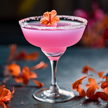 Heavenly Hibiscus Martini drink recipe