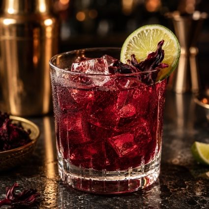 Jamaica Mezcal drink recipe