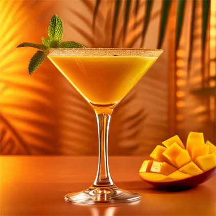 Mango Martini drink recipe