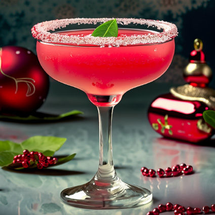 Mistletoe Margarita drink recipe