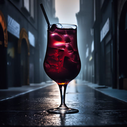 Nightmare on Bourbon Street drink recipe