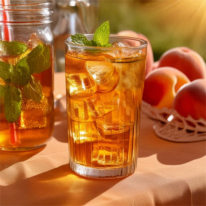 Peach Iced Tea drink recipe
