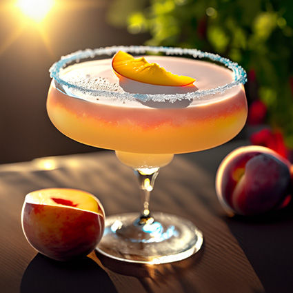 Peach Margarita drink recipe