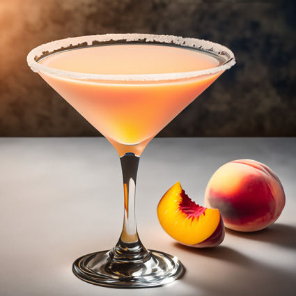 Peach Martini drink recipe