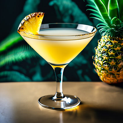 Pineapple Martini drink recipe