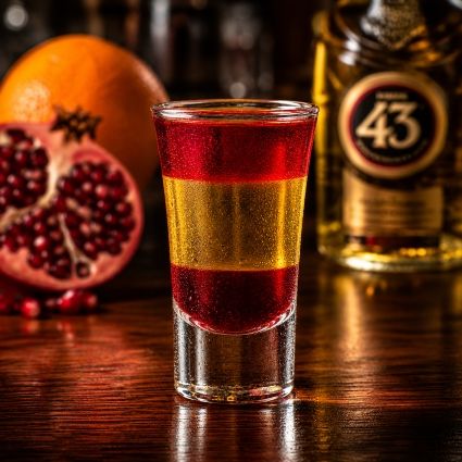 Spain Flag drink recipe