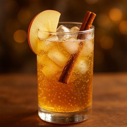 Sparkling Apple Cider drink recipe