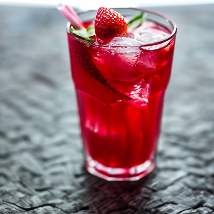 Strawberry Hennessy drink recipe
