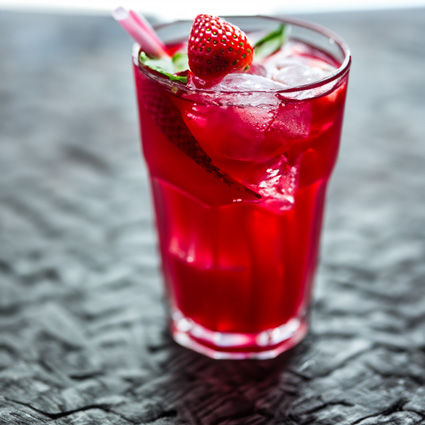 Strawberry Hennessy Island Cocktail Recipe