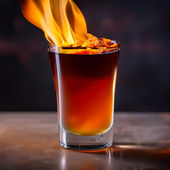 Flaming Dr. Pepper image