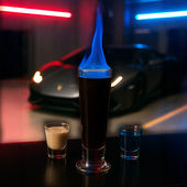 Flaming Lamborghini image