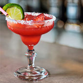 Strawberry Margarita Cocktail Recipe | Home Bar Menu