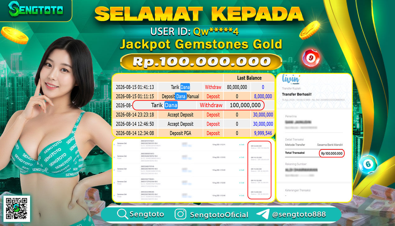 BUKTI PEMBAYARAN SLOT GEMSTONES GOLD