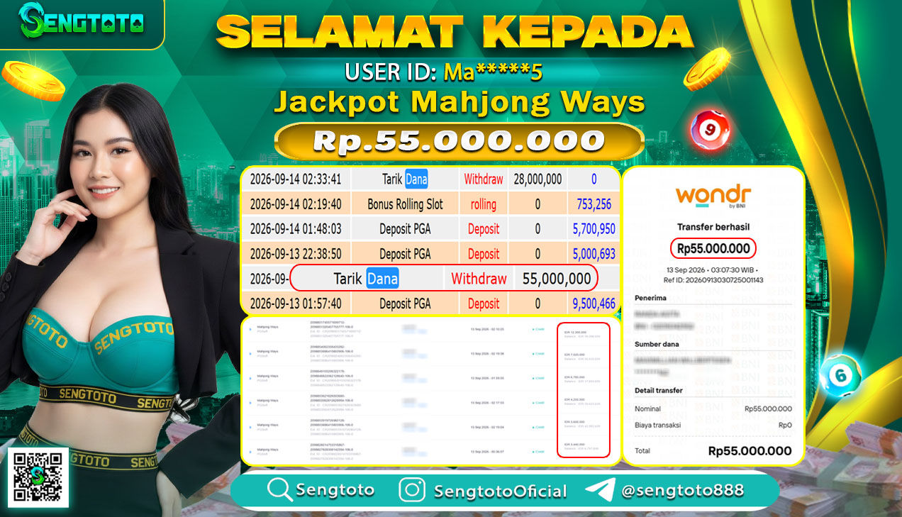 BUKTI PEMBAYARAN SLOT MAHJONG WAYS