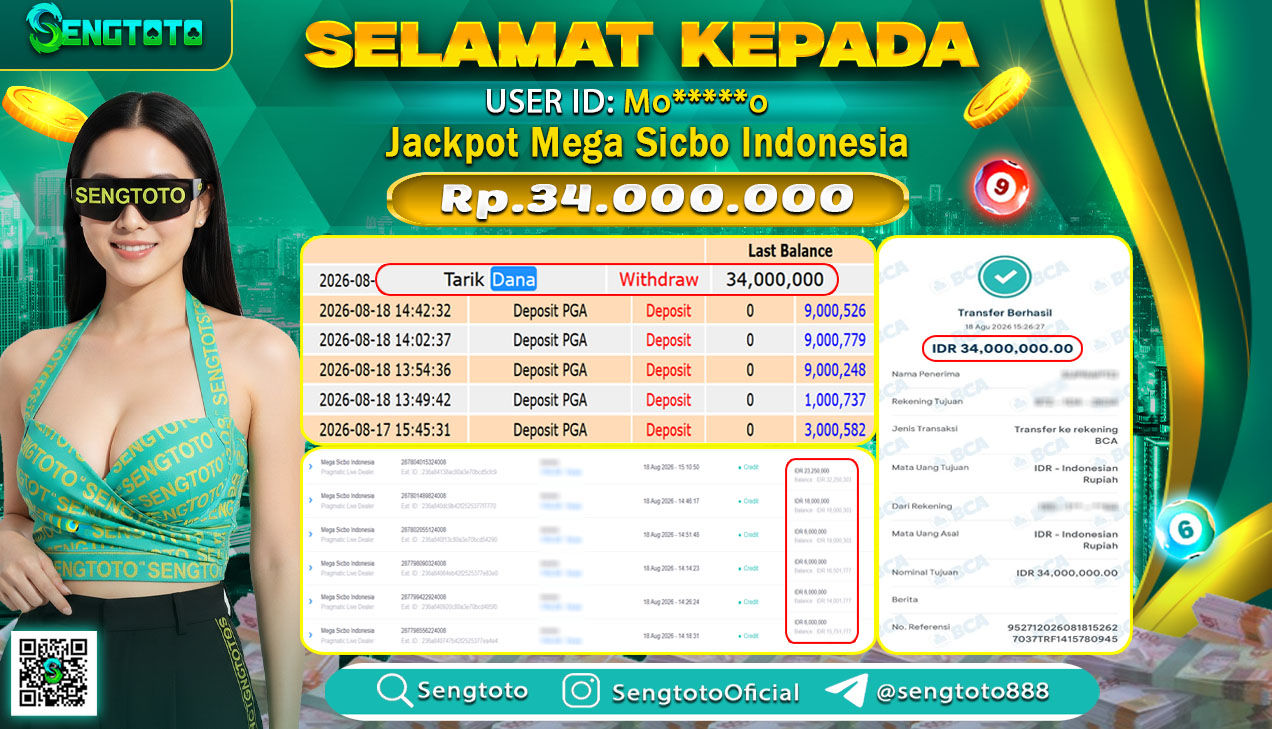 BUKTI PEMBAYARAN SLOT MEGA SICBO INDONESIA