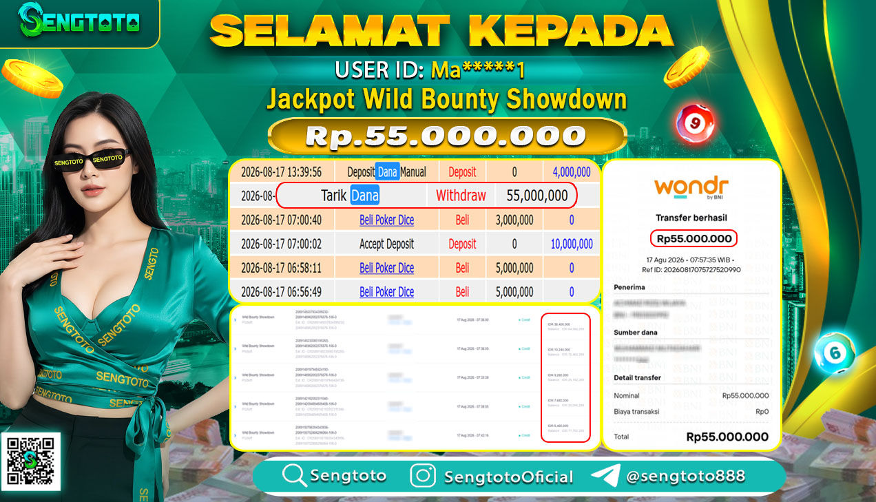 BUKTI PEMBAYARAN SLOT WILD BOUNTY SHOWDOWN