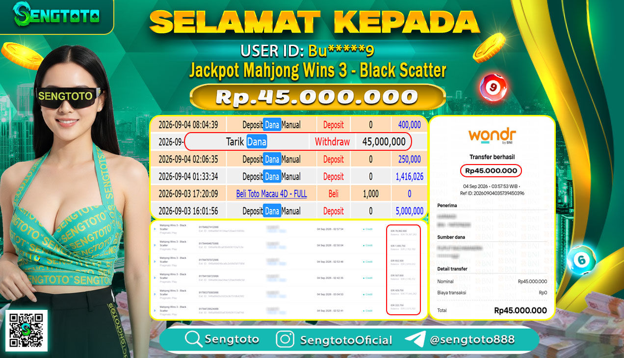 BUKTI PEMBAYARAN SLOT WINS 3- BLACK SCATTER
