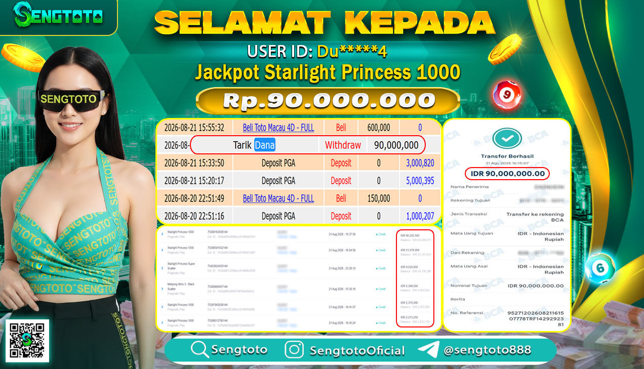 BUKTI PEMBAYARAN SLOT STARLIGHT PRINCESS 1000