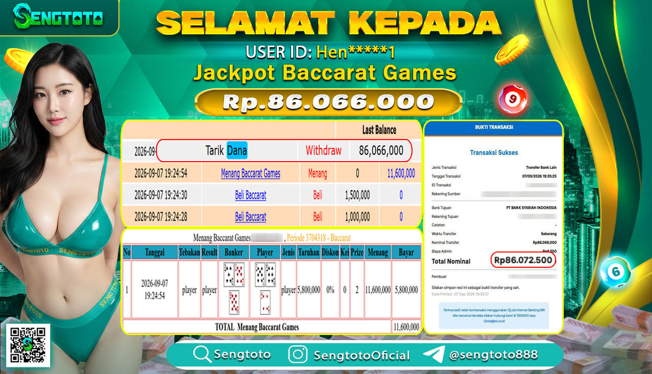 BUKTI PEMBAYARAN LIVEGAME BACCARAT  GAMES