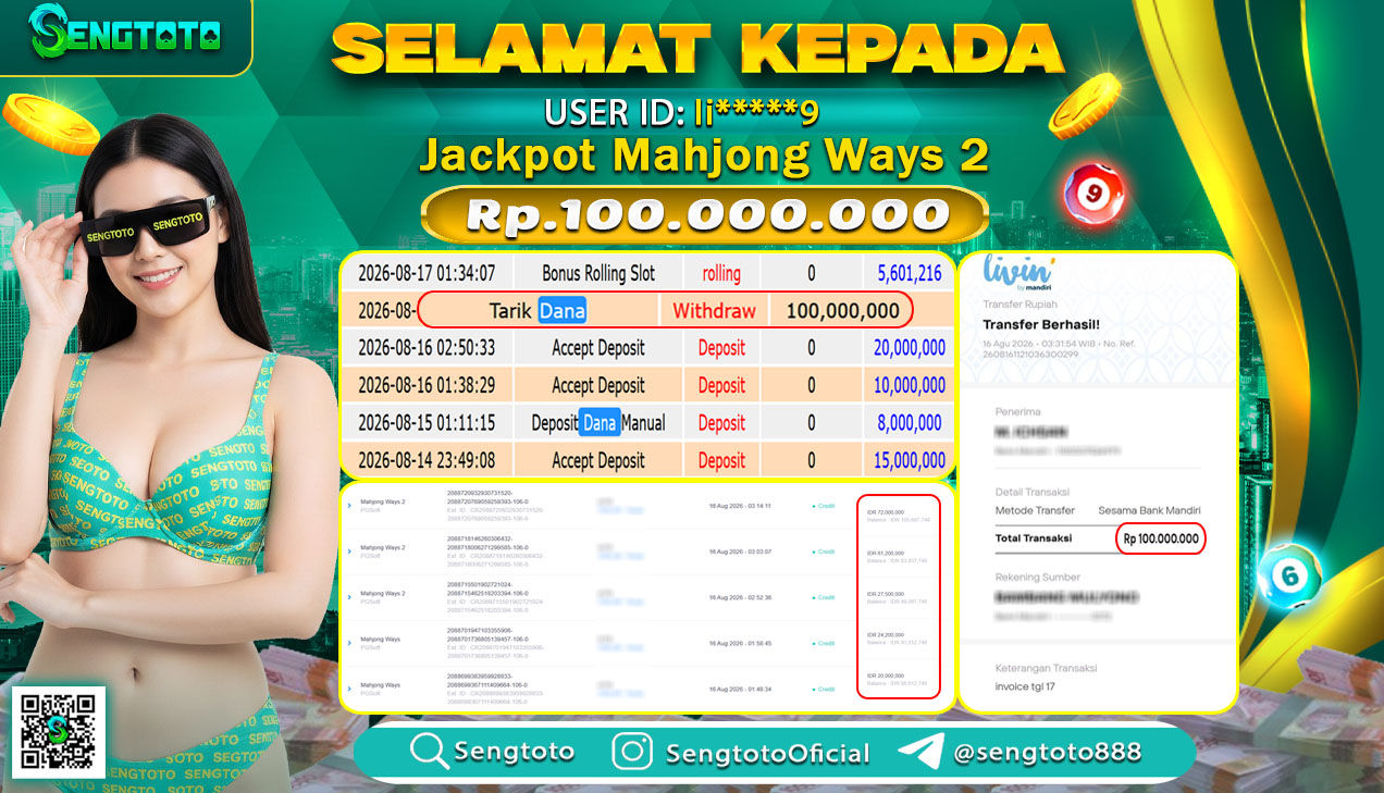 BUKTI PEMBAYARAN SLOT MAHJONG WAYS 2 