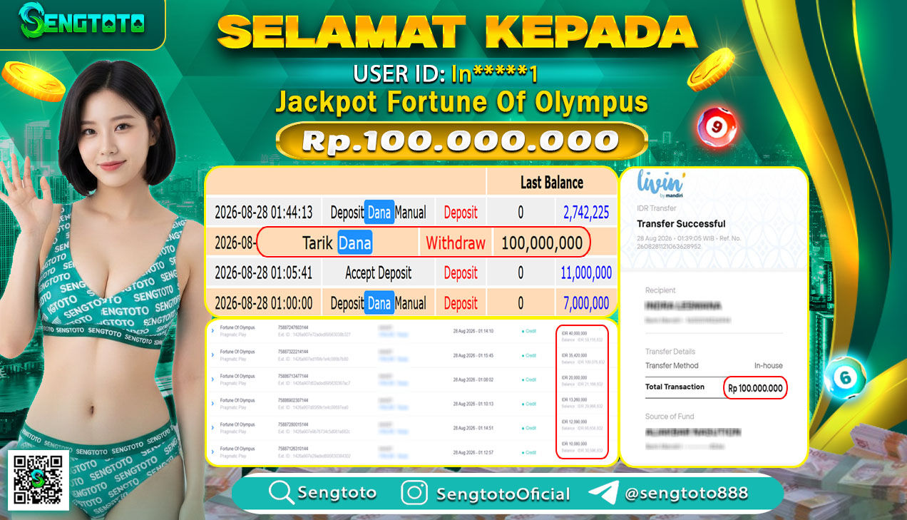 BUKTI PEMBAYARAN SLOT  FORTUNE OF OLYNMPUS