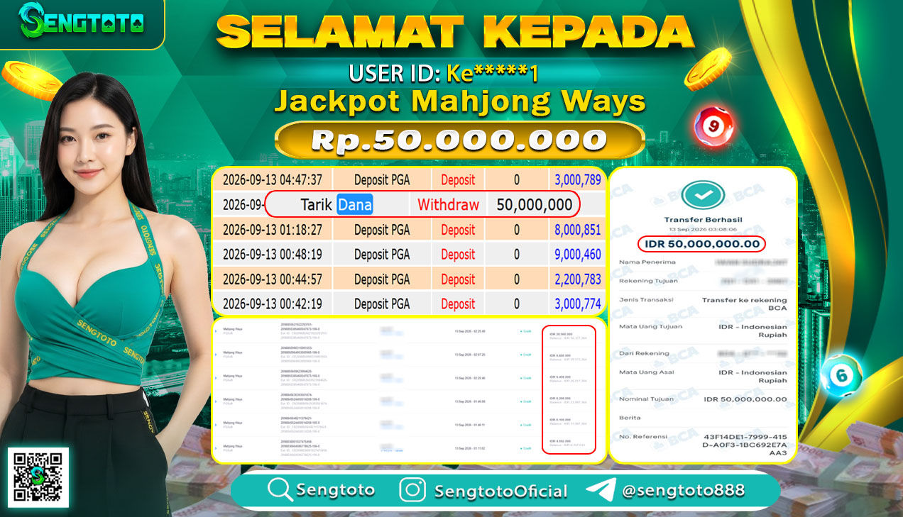 BUKTI PEMBAYARAN SLOT MAHJONG WAYS