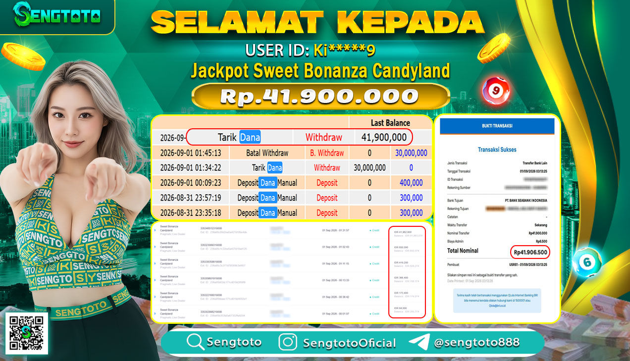 BUKTI PEMBAYARAN SLOT SWEET BONANZA CANDYLAND