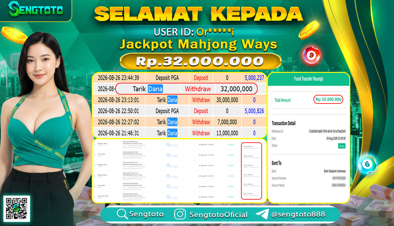 BUKTI PEMBAYARAN SLOT MAHJONG WAYS