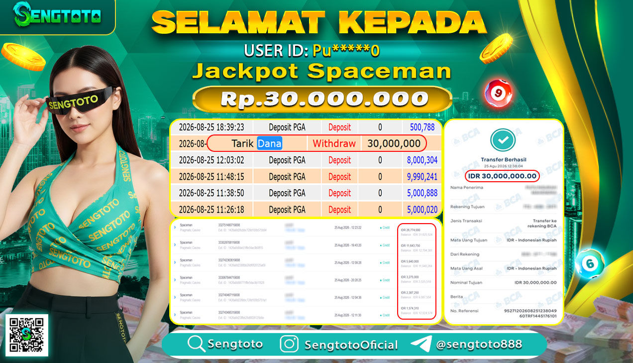 BUKTI PEMBAYARAN SLOT  SPACEMEN