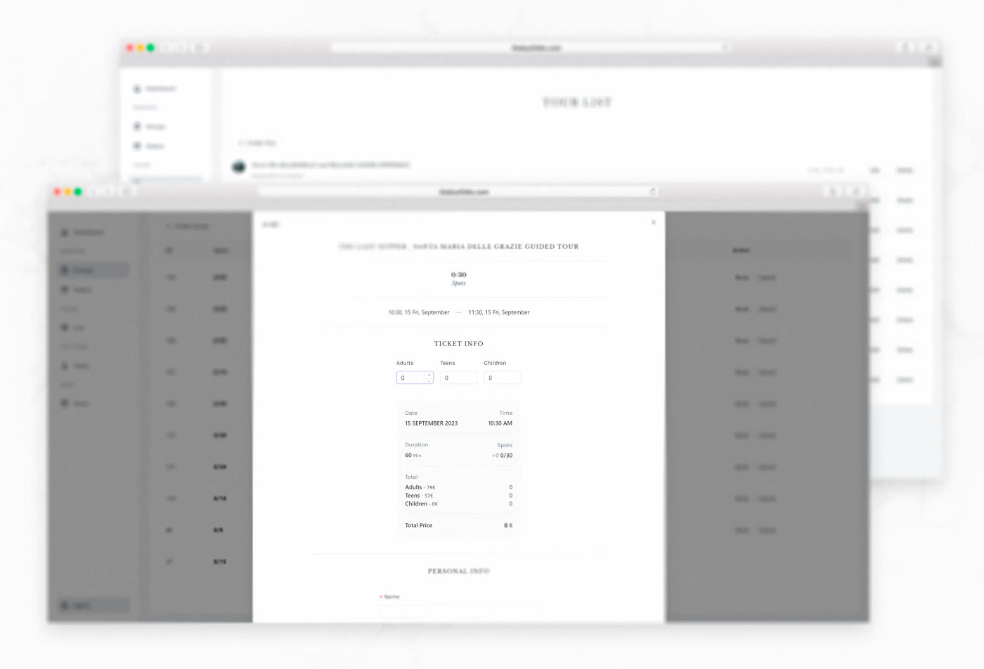 Multi-Channel Ticketing